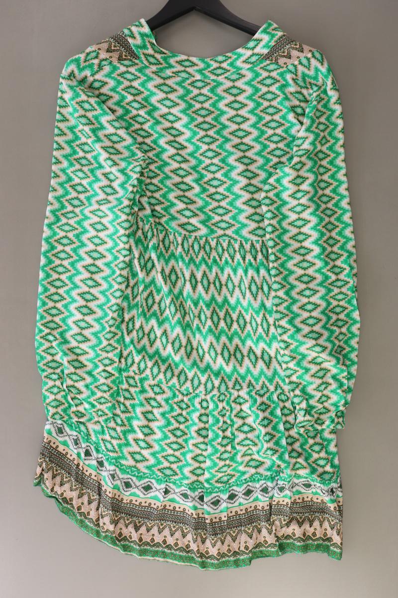 Hailys Tunikakleid Gr. M Langarm grün aus Viskose