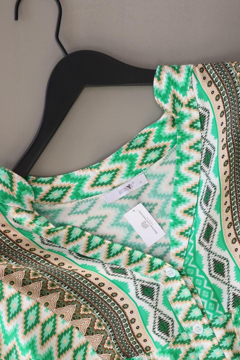 Hailys Tunikakleid Gr. M Langarm grün aus Viskose