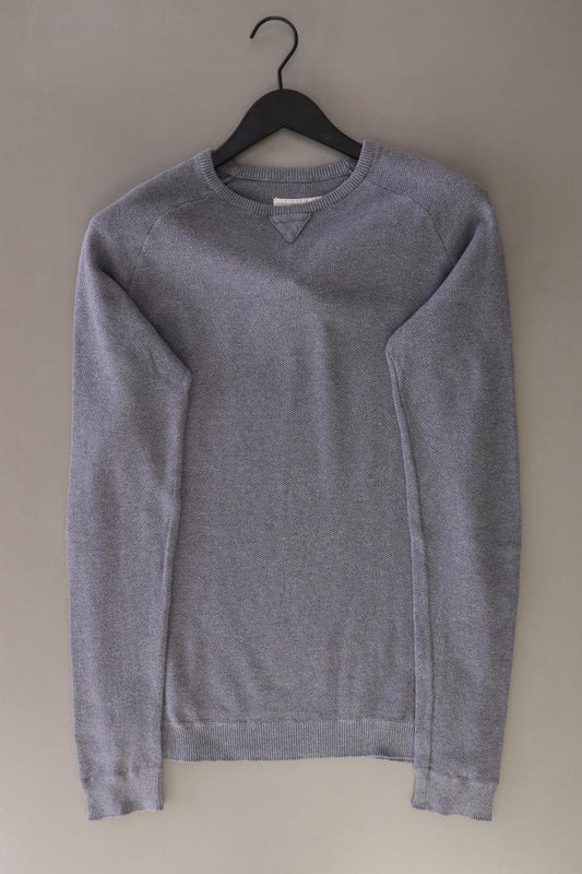 Tom Tailor (Denim) Feinstrickpullover für Herren Gr. L grau aus Baumwolle