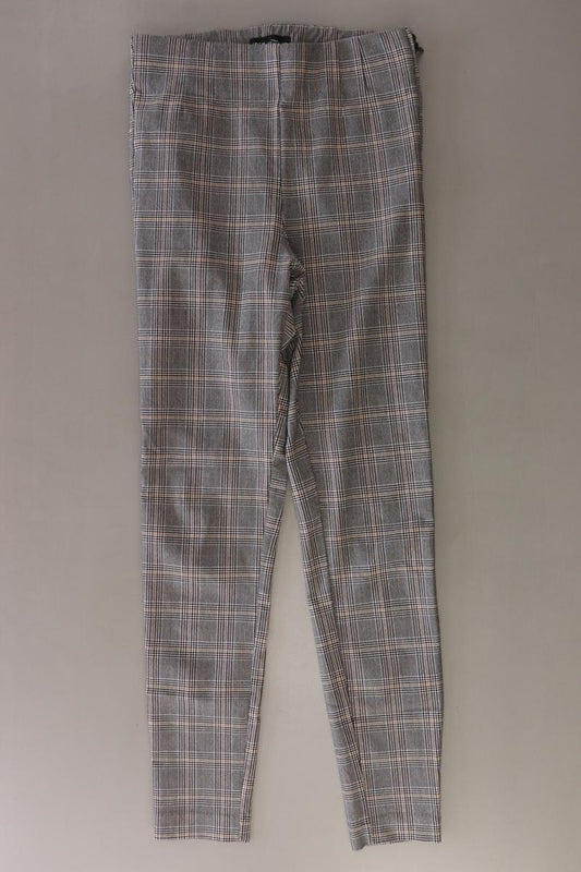 Zara Stretchhose Gr. M kariert grau aus Viskose