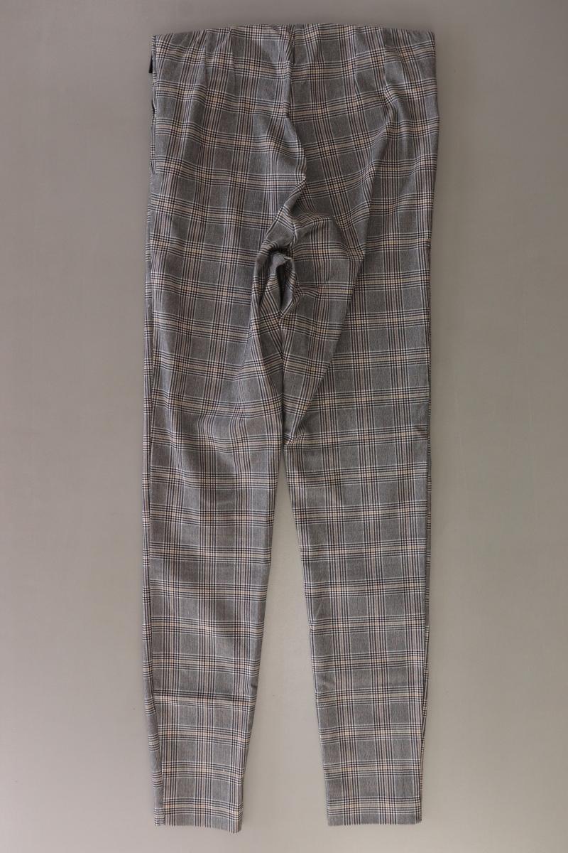 Zara Stretchhose Gr. M kariert grau aus Viskose