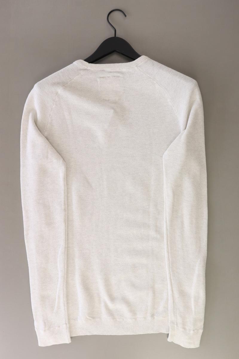 Tom Tailor (Denim) Feinstrickpullover für Herren Gr. L creme aus Baumwolle
