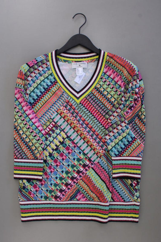 rick cardona Kurzarmbluse Gr. 40 mehrfarbig aus Polyester