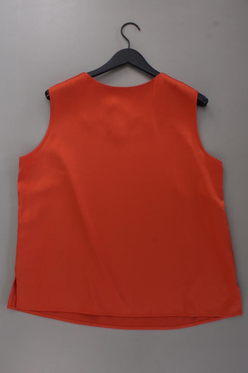 Sommermann Ärmellose Bluse Gr. 48 orange aus Polyester