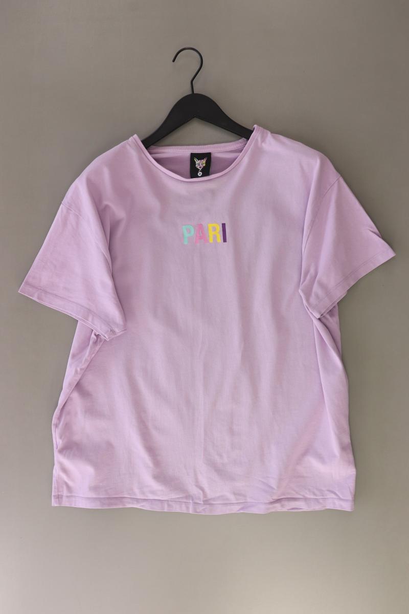 Pari Shirt Gr. M Kurzarm lila aus Baumwolle