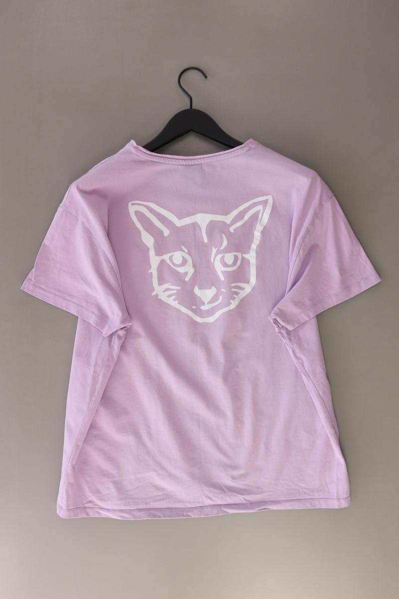 Pari Shirt Gr. M Kurzarm lila aus Baumwolle