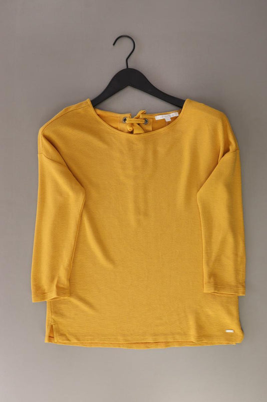 Tom Tailor (Denim) Feinstrickpullover Gr. S gelb aus Baumwolle