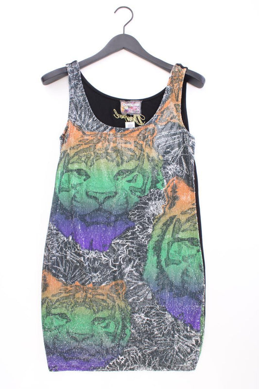 Desigual Trägerkleid Gr. L mit Pailletten mehrfarbig aus Polyester