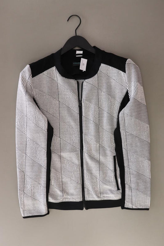 Creation L Cardigan Gr. 40 Langarm weiß aus Baumwolle