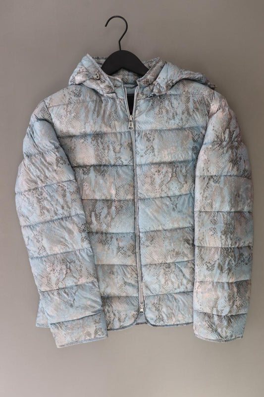 estelle jolie Daunenjacke Gr. 38 mit Tierdruck blau aus Polyester