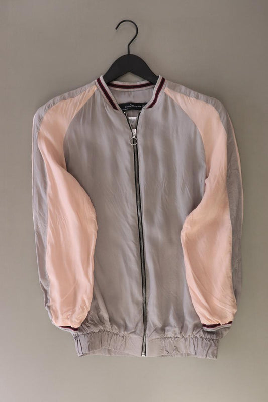 Zara Übergangsjacke Gr. XS grau aus Cupro