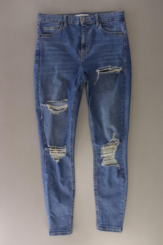 Topshop Skinny Jeans Gr. W30/L32 blau aus Baumwolle