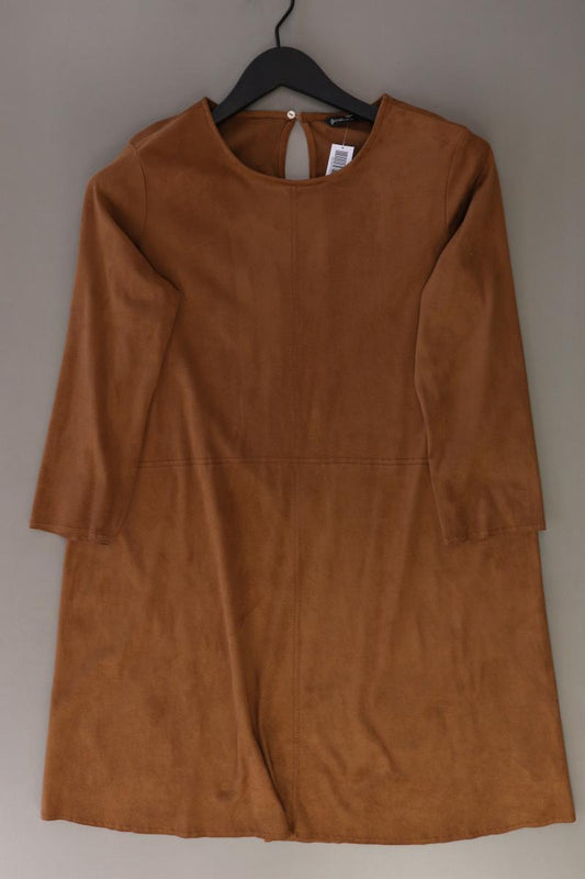 Stradivarius Midikleid Gr. M 3/4 Ärmel braun aus Polyester