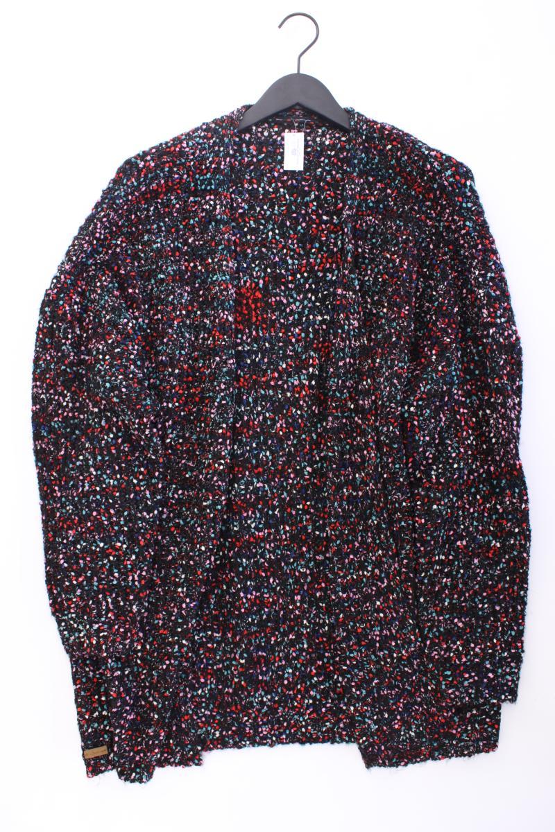 G!na Strickjacke Gr. 46/48 Langarm mehrfarbig aus Polyester