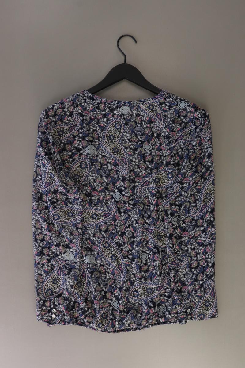 Esprit Langarmbluse Gr. 38 mit Paisleymuster blau aus Polyester