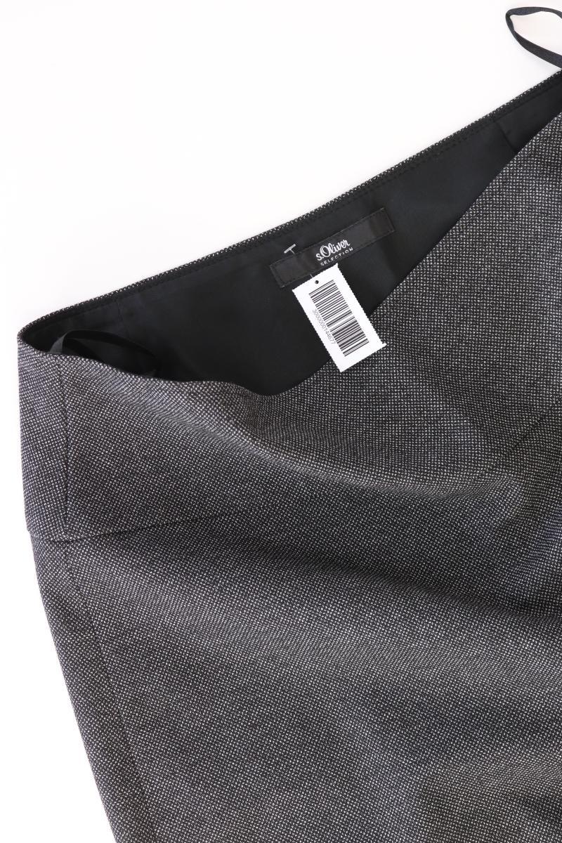 s.Oliver Selection Bleistiftrock Gr. 38 grau aus Polyester