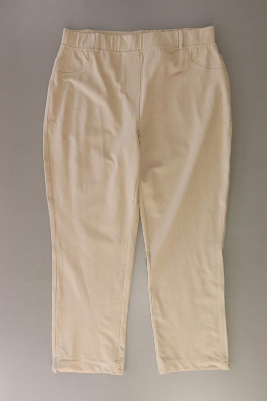 Helena Vera Stretchhose Gr. 44/46 creme aus Baumwolle