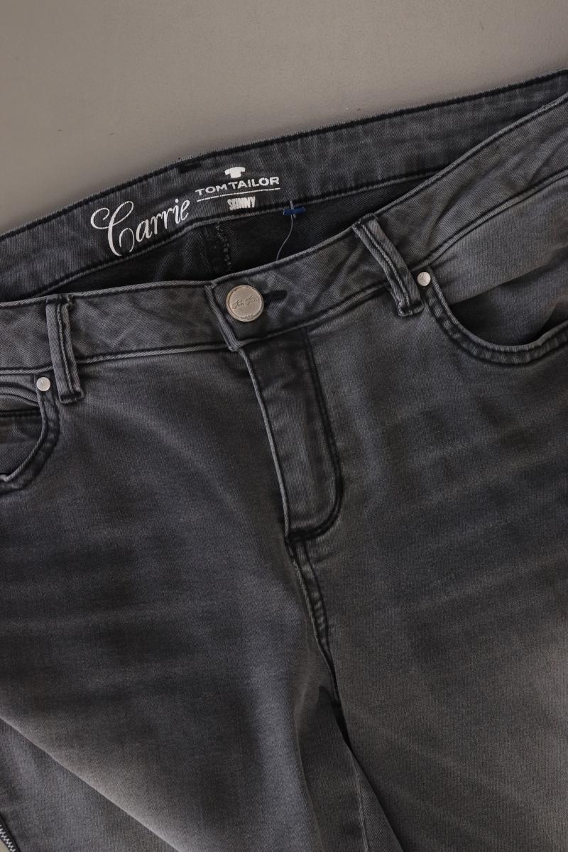 Tom Tailor Straight Jeans Gr. W32 Modell Carrie grau aus Baumwolle