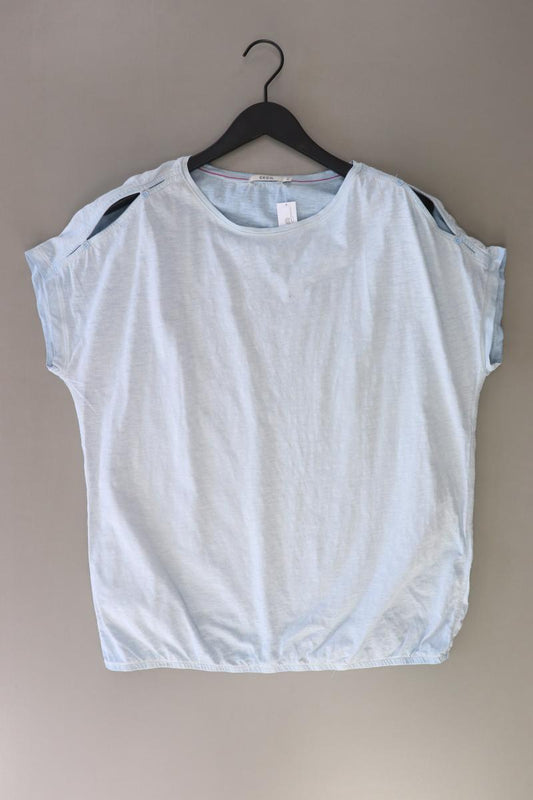 Cecil T-Shirt Gr. M Kurzarm blau aus Baumwolle
