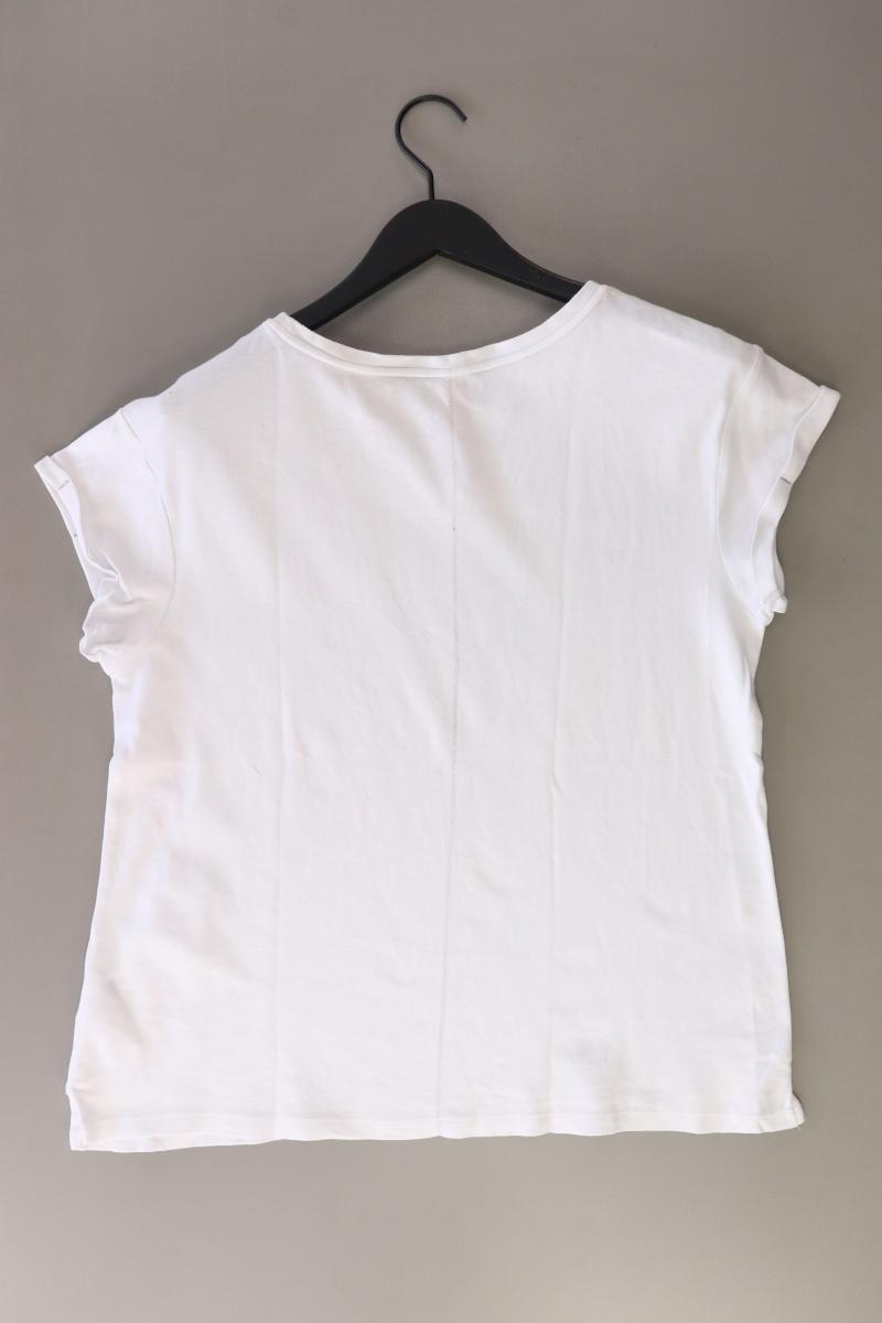 Street One Printshirt Gr. 40 Kurzarm weiß aus Baumwolle
