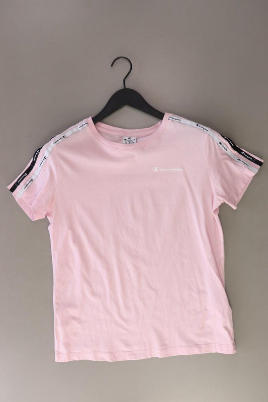 Champion T-Shirt Gr. L Kurzarm rosa aus Baumwolle