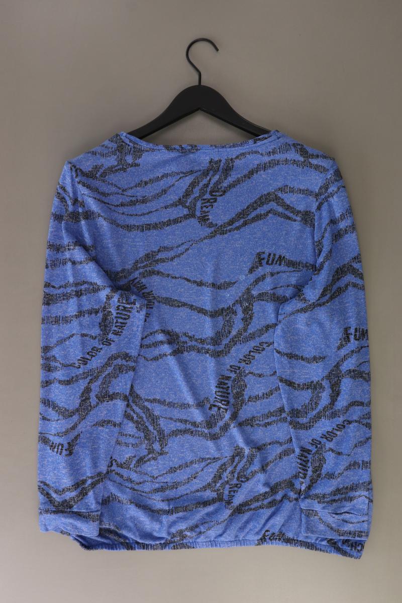 Cecil Feinstrickpullover Gr. XXL blau aus Viskose