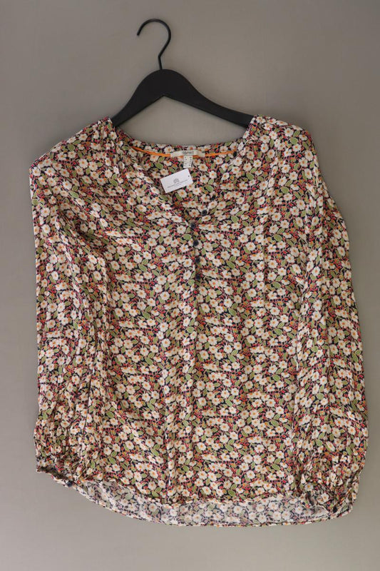 Esprit Langarmbluse Gr. 36 mit Blumenmuster mehrfarbig aus Viskose