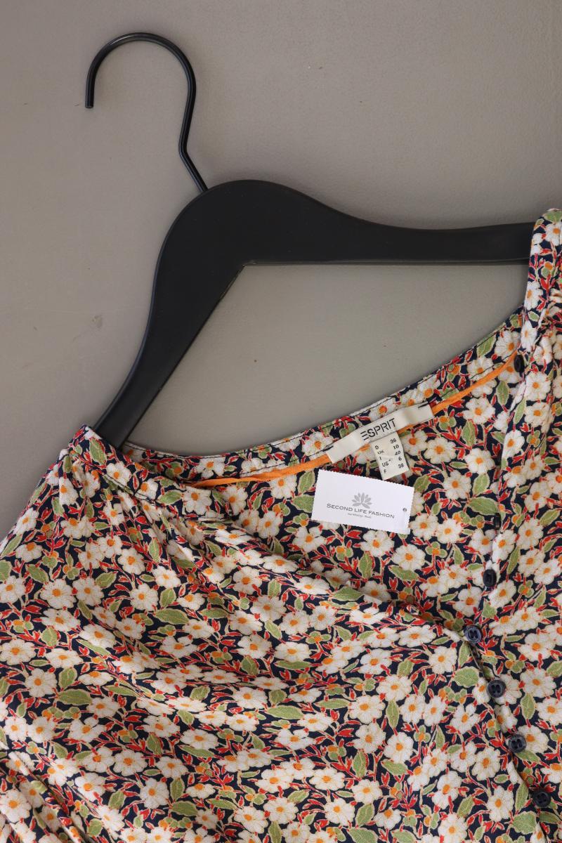 Esprit Langarmbluse Gr. 36 mit Blumenmuster mehrfarbig aus Viskose