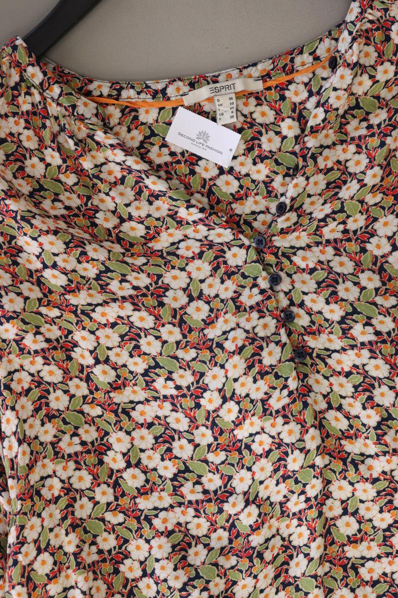 Esprit Langarmbluse Gr. 36 mit Blumenmuster mehrfarbig aus Viskose