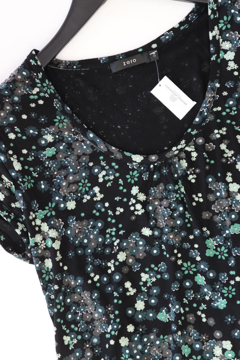 Zero Printshirt Gr. 44 Kurzarm schwarz aus Baumwolle