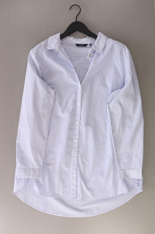 Tom Tailor (Denim) Langarmbluse Gr. 48 gestreift blau aus Baumwolle