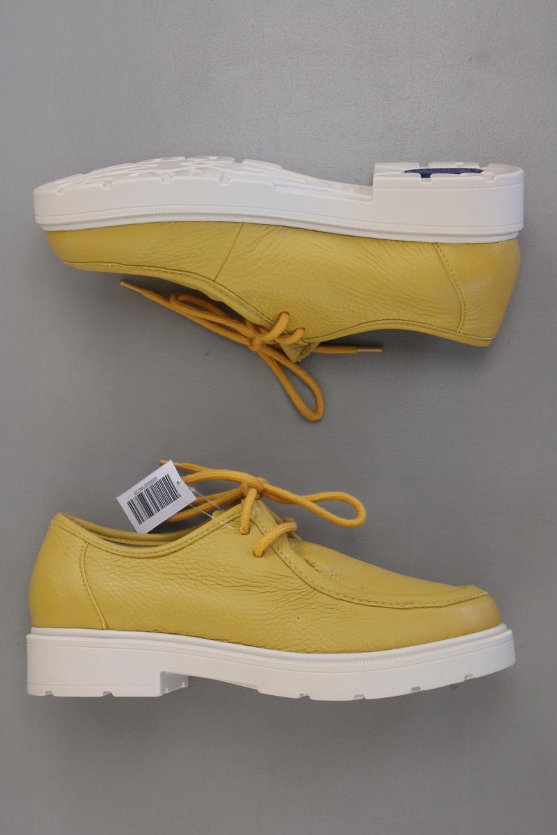 Vitaform Halbschuh Hirschleder Gr. 37 neuwertig gelb