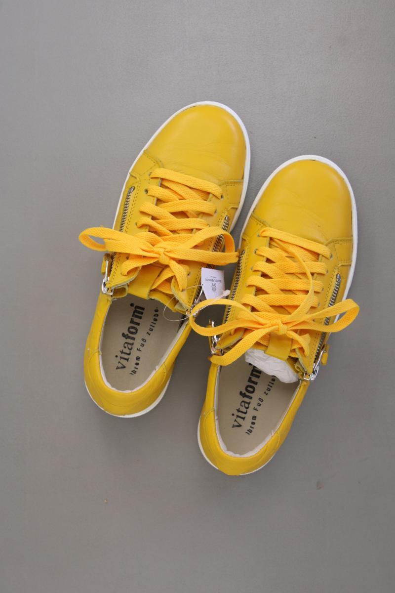Vitaform Sneaker Softnappaleder Gr. 36 Neupreis: 169,9€! gelb