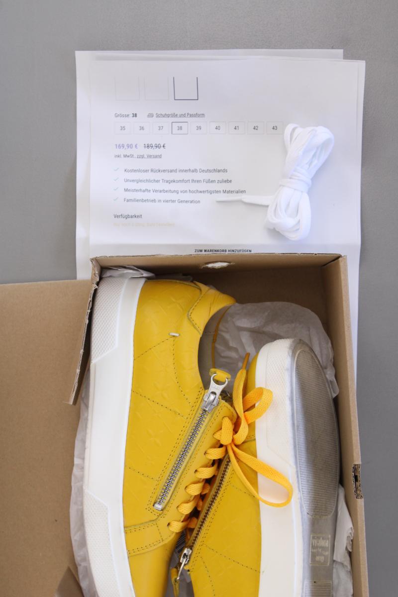Vitaform Sneaker Softnappaleder Gr. 36 Neupreis: 169,9€! gelb
