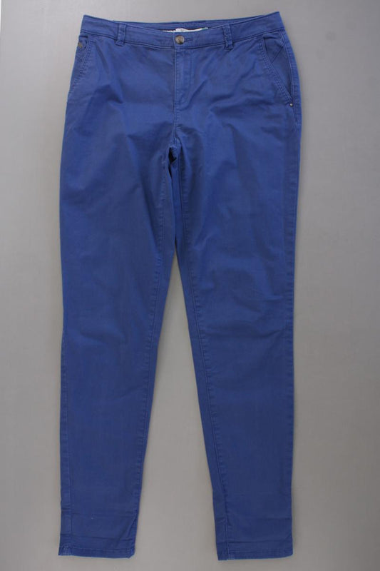 Esprit Organic Chinohose Gr. 34 blau aus Baumwolle