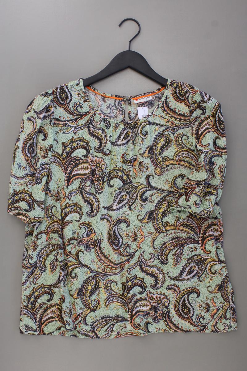 Street One Classic Bluse Gr. 40 mit Paisleymuster 3/4 Ärmel grün