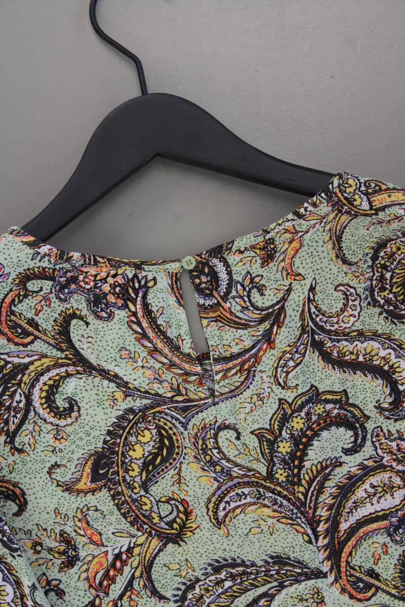 Street One Classic Bluse Gr. 40 mit Paisleymuster 3/4 Ärmel grün