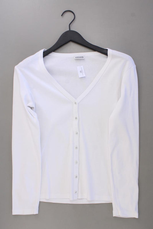 Street One Strickjacke Gr. 42 Langarm weiß