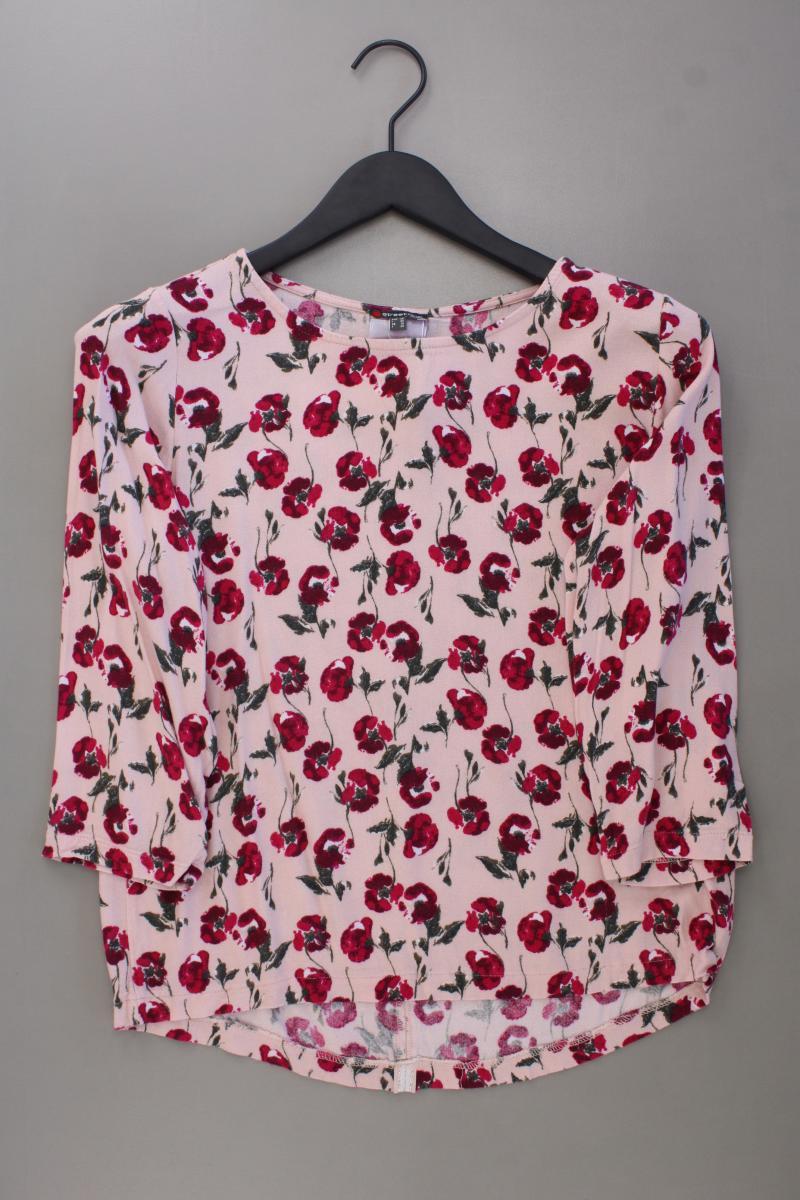 Street One Classic Bluse Gr. 36 mit Blumenmuster 3/4 Ärmel rosa aus Viskose