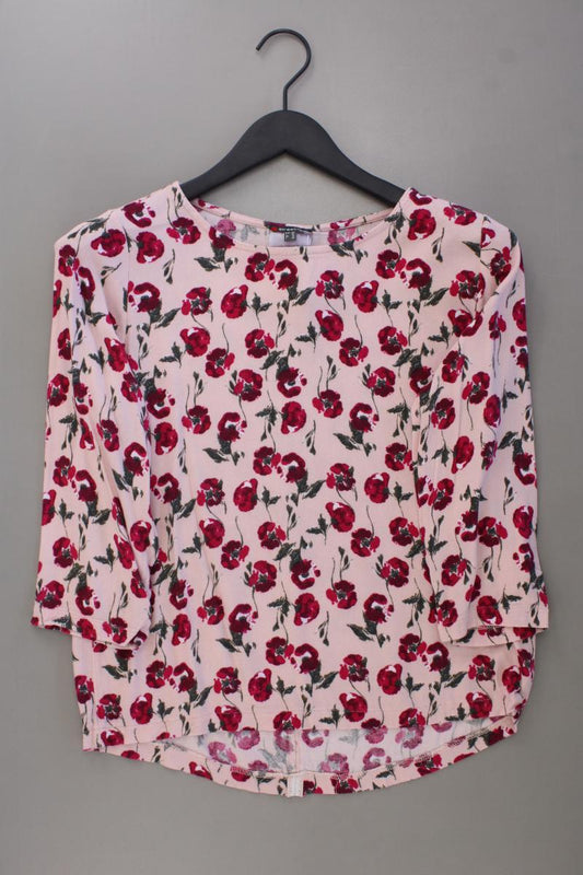 Street One Classic Bluse Gr. 36 mit Blumenmuster 3/4 Ärmel rosa aus Viskose