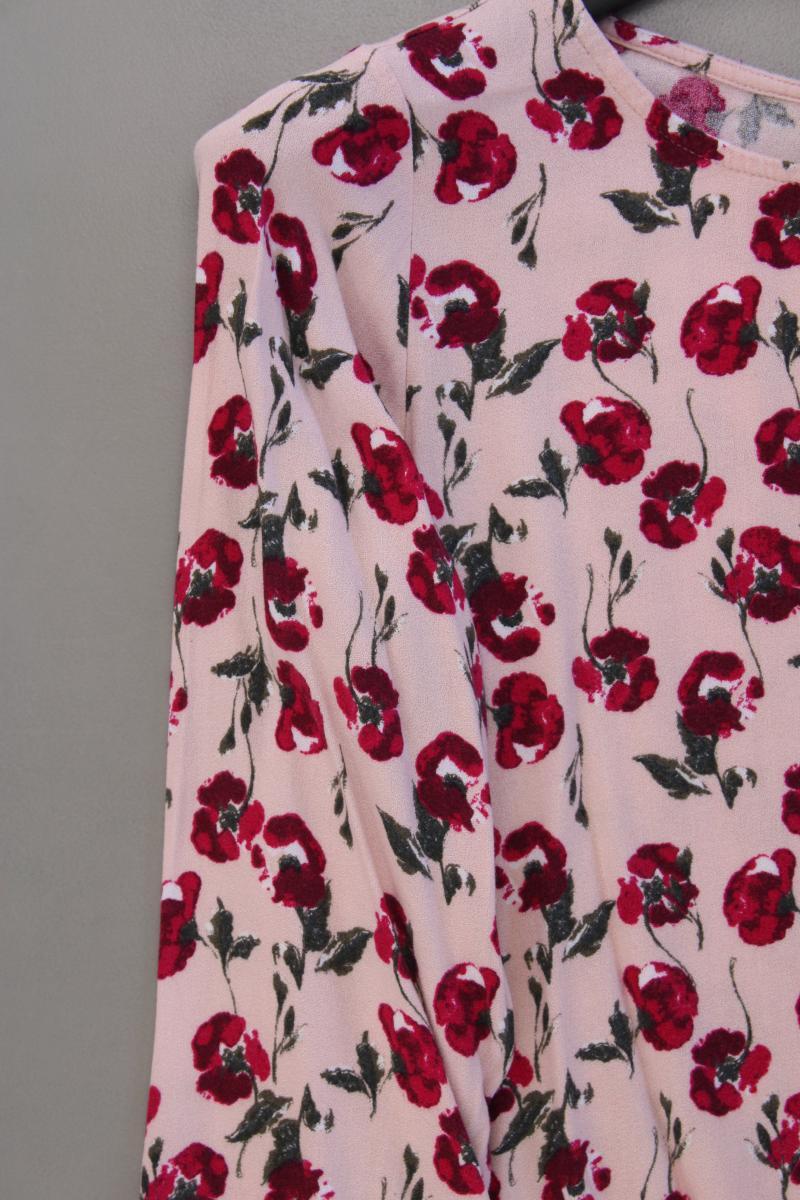 Street One Classic Bluse Gr. 36 mit Blumenmuster 3/4 Ärmel rosa aus Viskose