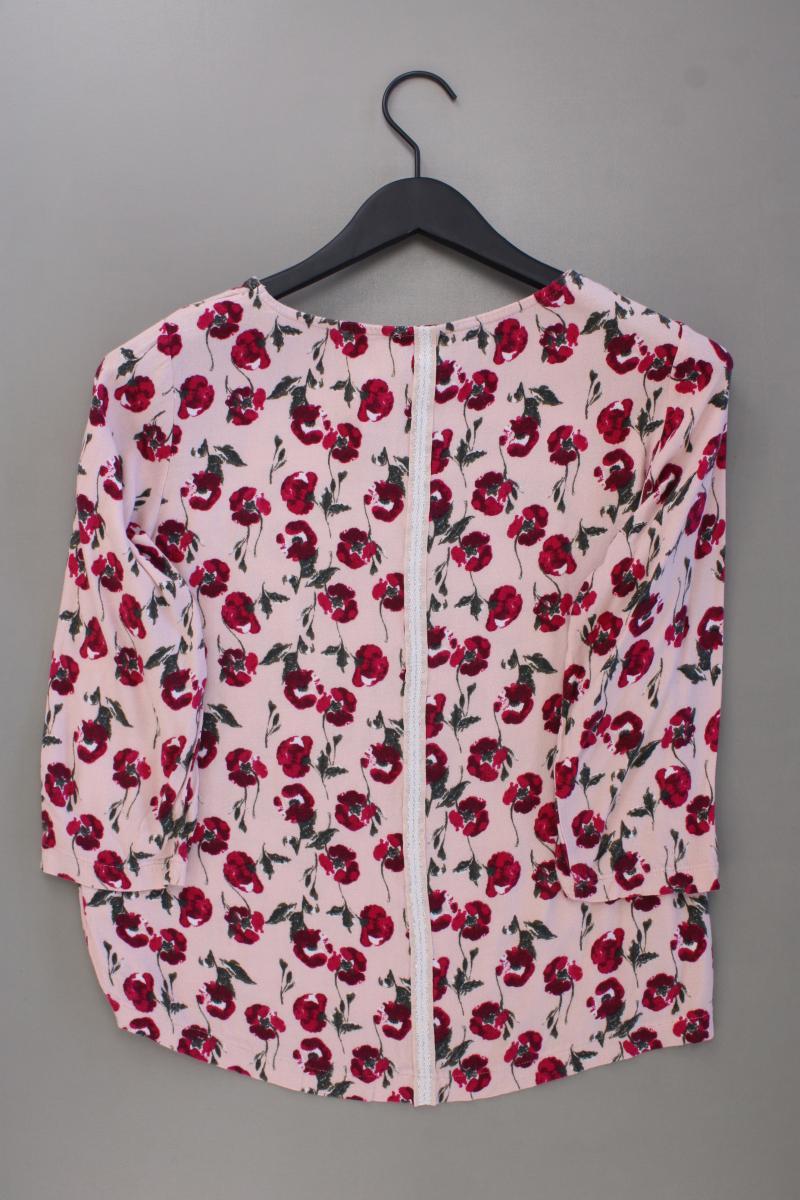 Street One Classic Bluse Gr. 36 mit Blumenmuster 3/4 Ärmel rosa aus Viskose