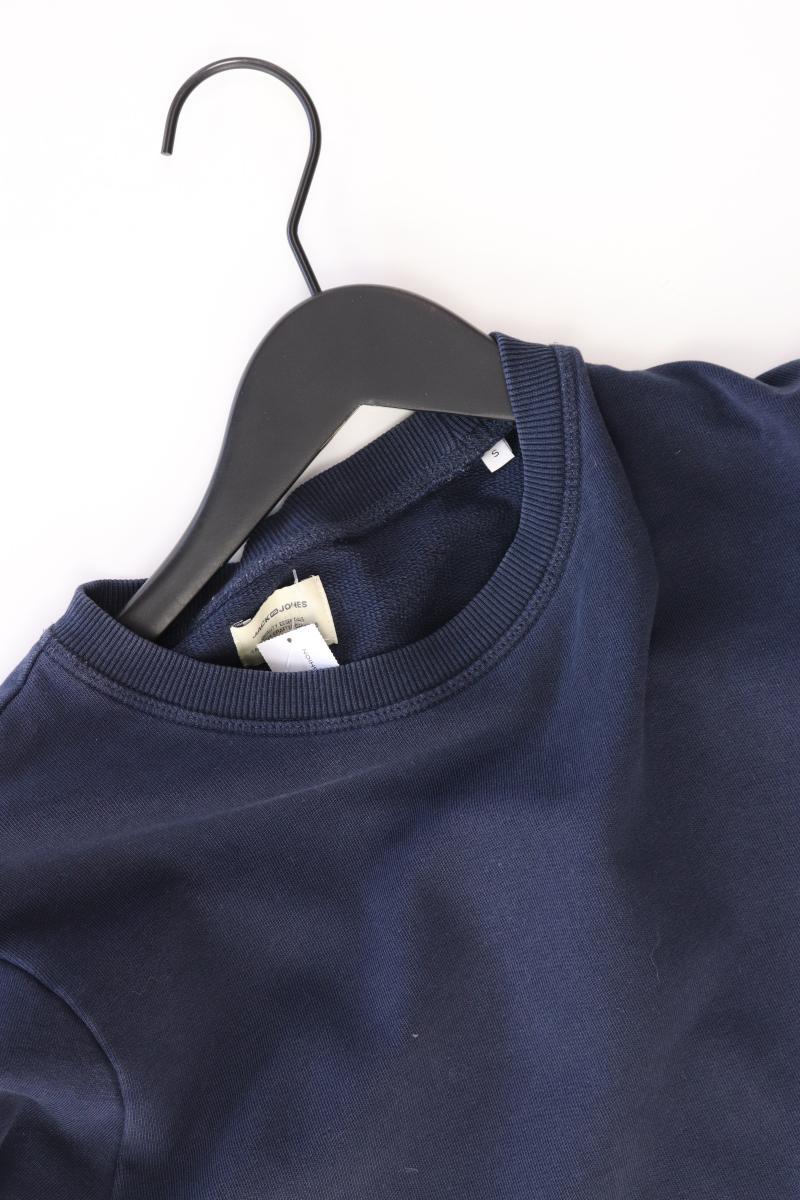 Jack & Jones Langarmpullover für Herren Gr. S blau aus Baumwolle