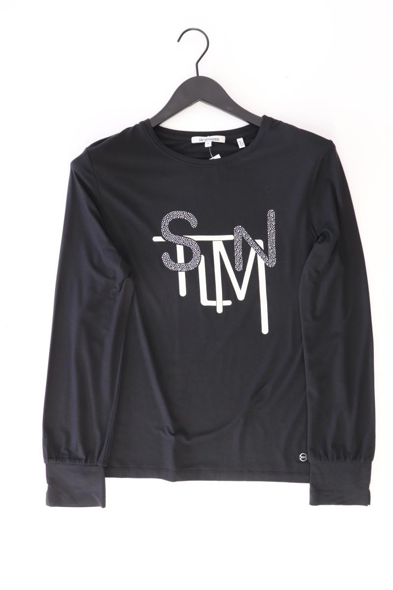 Steilmann Longsleeve-Shirt Gr. S Langarm grau aus Baumwolle