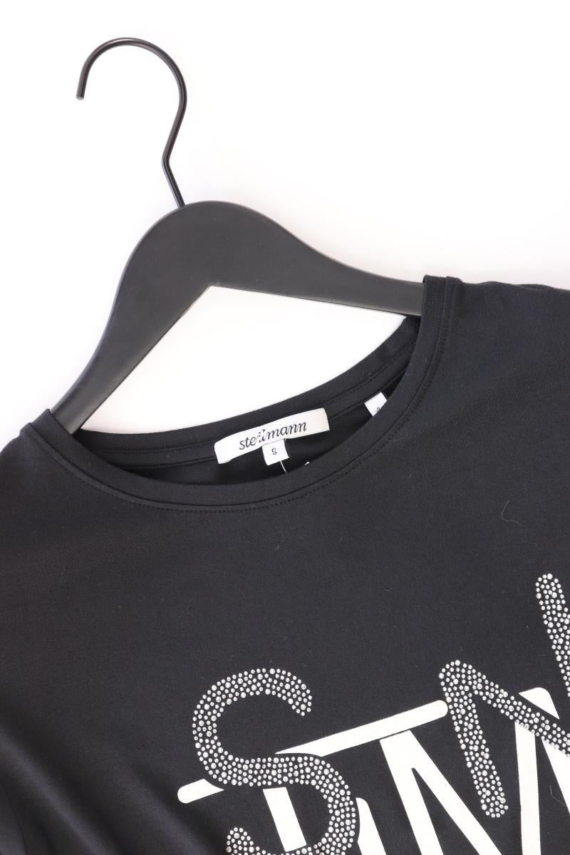 Steilmann Longsleeve-Shirt Gr. S Langarm grau aus Baumwolle