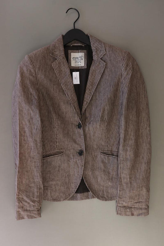 Esprit Longblazer Gr. 38 gestreift braun aus Baumwolle