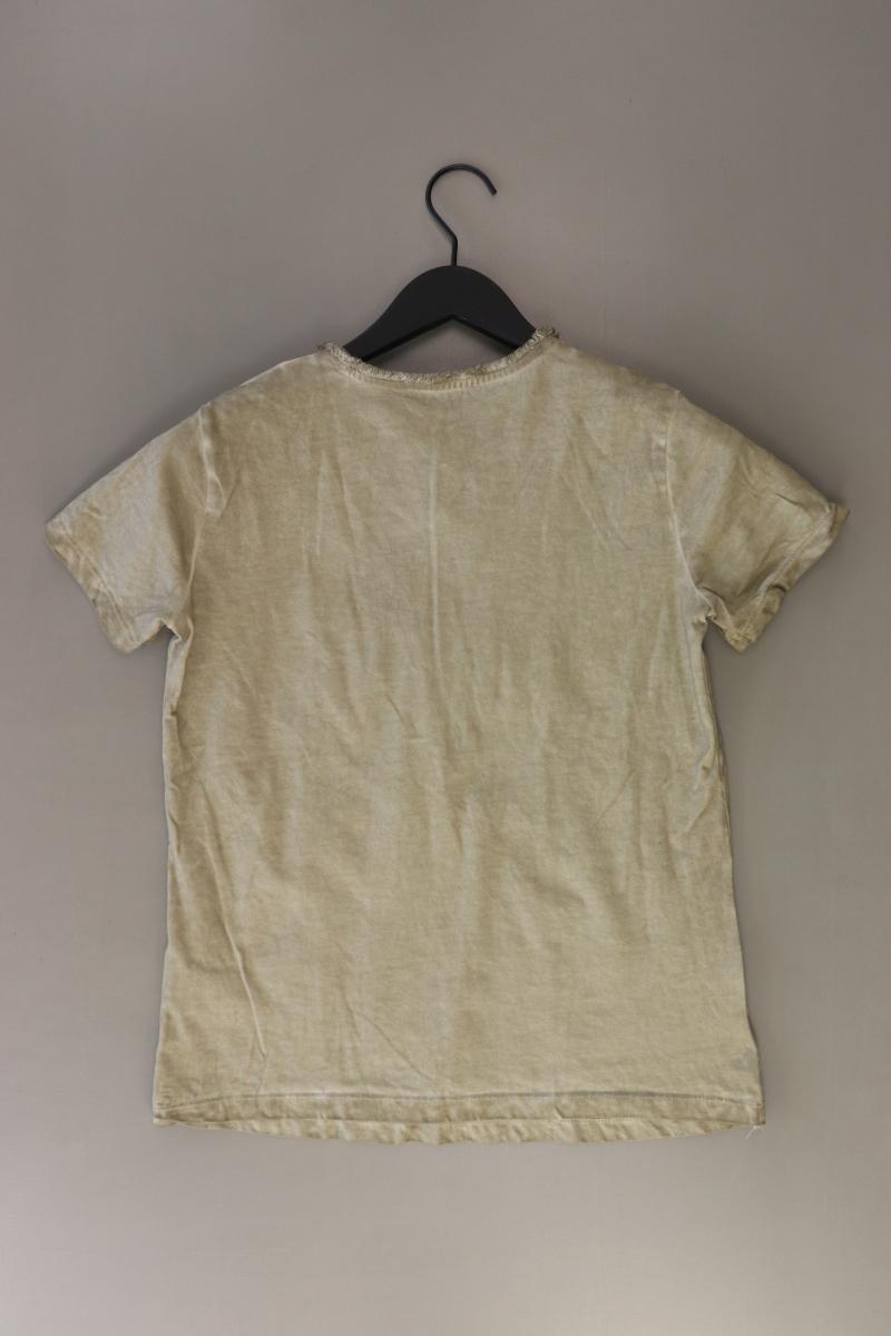 Tesini T-Shirt Gr. 34 Kurzarm olivgrün aus Baumwolle