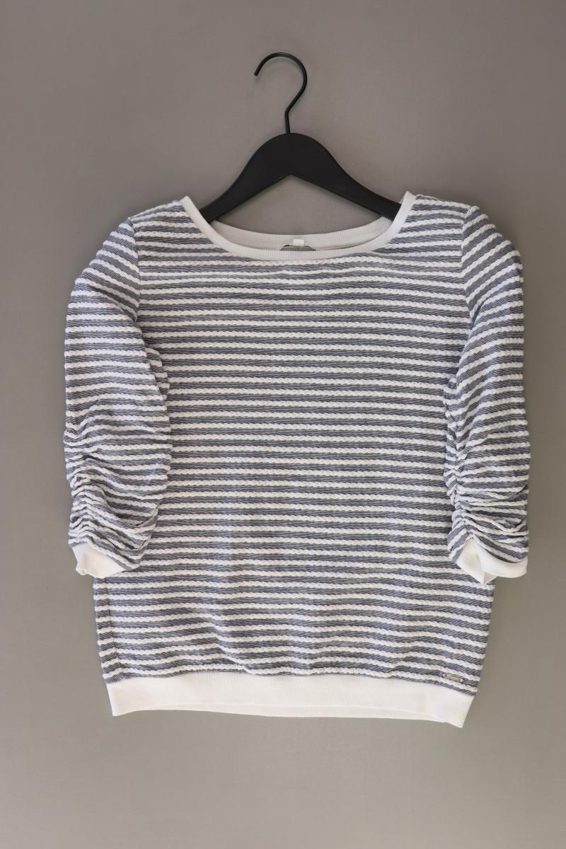 Tom Tailor (Denim) Feinstrickpullover Gr. XS gestreift blau aus Baumwolle