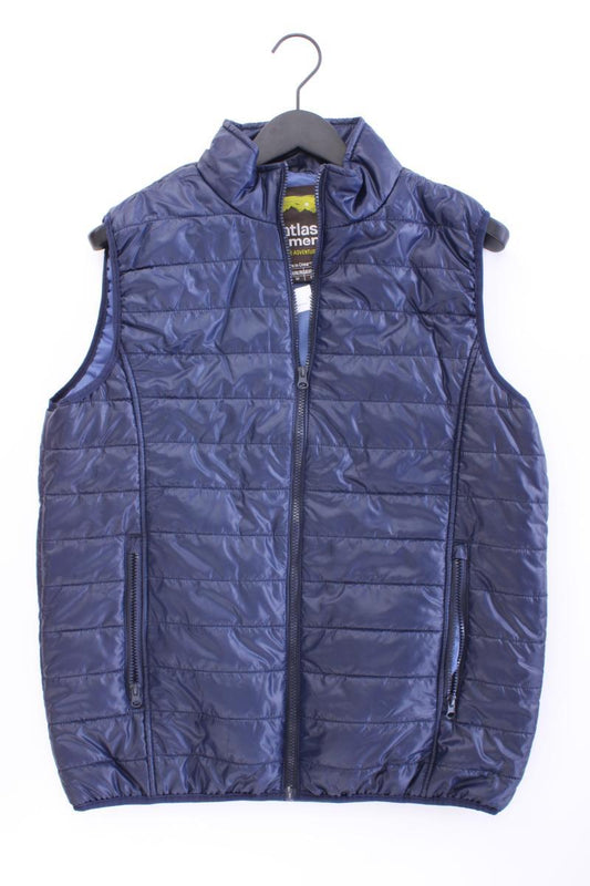 Atlas For Men Steppweste für Herren Gr. M neuwertig blau aus Polyester