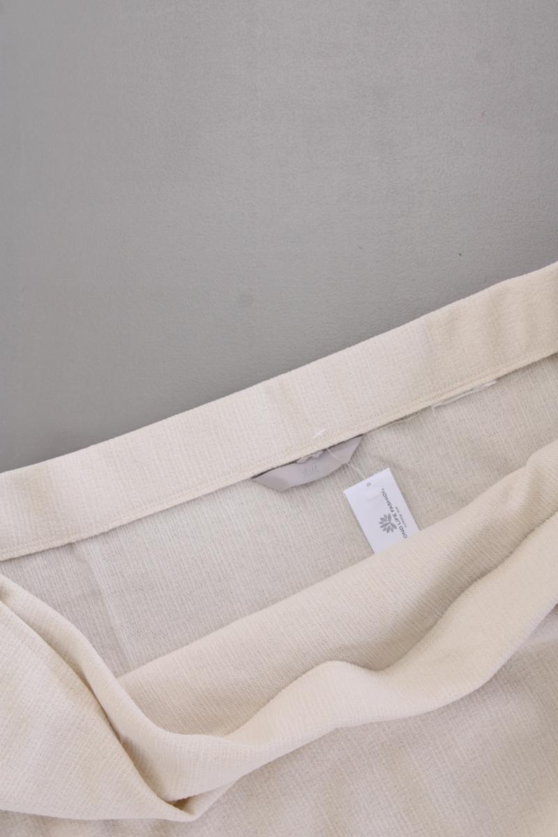H&M Midirock Gr. 48 neuwertig creme